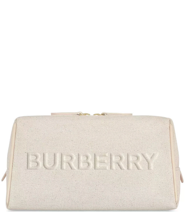 Burberry Toilettaske Hvid/Beige