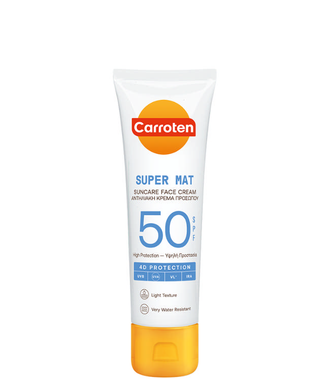 Carroten Face super Mat Cream SPF 50, 50 ml.